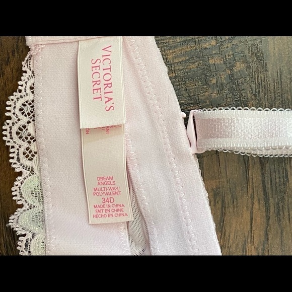 Victoria's Secret, Dream Angels, Multi-Way Bra Pink, Barbiecore, Size 34D - Picture 10 of 13